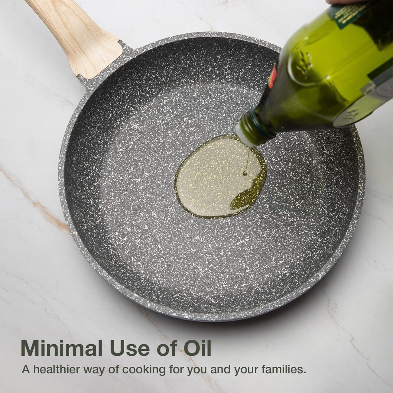 Best Nonstick Frying Pan – CAROTE Granite Skillet for Eggs & Omelets